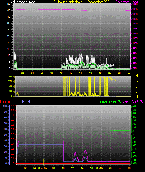 24 Hour Graph for Day 11