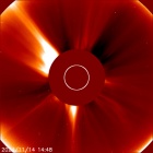 Latest LASCO C2 image of the Sun