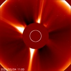 Latest LASCO C2 image of the Sun