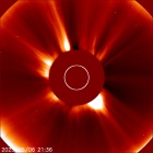 Latest LASCO C2 image of the Sun