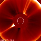 Latest LASCO C2 image of the Sun