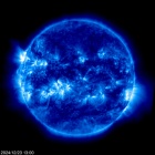 Click for time-lapse image of the sun