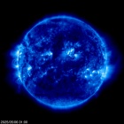 Click for time-lapse image of the sun